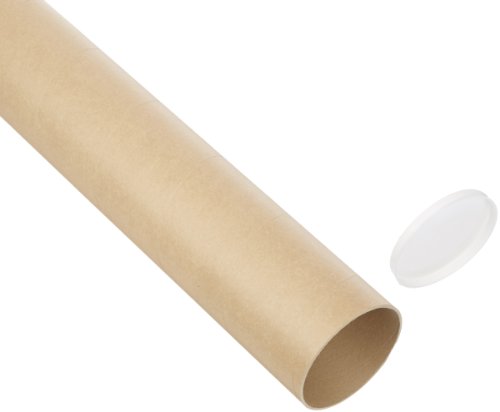 Aviditi P5026KHD Jumbo Mailing Tubes, 5" x 26", Kraft (Pack of 15)