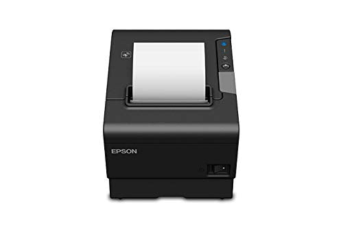 Epson C31CE94061 Epson, TM-T88VI, Thermal Receipt Printer, Epson Black, S01, Ethernet, USB and Serial Interfaces, Ps-180 Power Supply and Ac Cable
