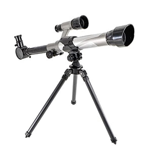 Lucktop HD Astronomical Telescope for Children, High Magnification 40 Times Large Diameter with Finder Mirror and High-Definition Eyepiece, Scientific Educational Exploration Toy Kids