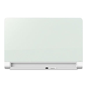 Quartet G5028ht Horizon Magnetic Glass Marker Board With Hidden Tray, 50 X 28, White