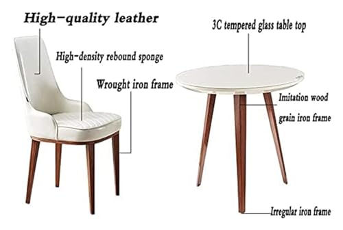 DioOnes Modern Table & Chair Set for Small Spaces - Business & Dining Furniture