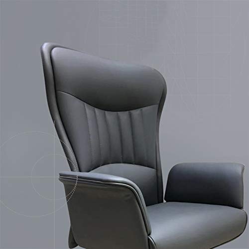 Executive Managerial Office Chair with PU Leather and Waist Support