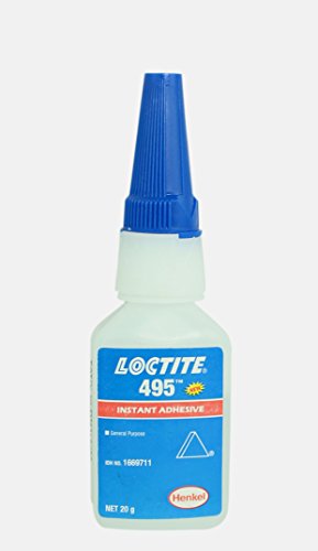 Genuine Henkel Loctite 495 - Super Glue - Instant Adhesive - General Purpose - 20 Gr - 15 Pack