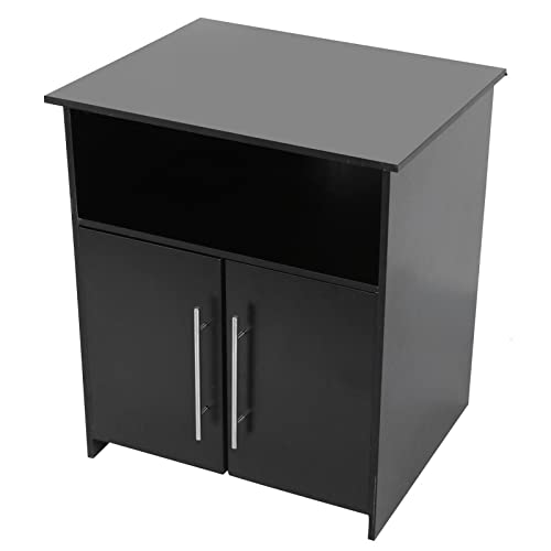 Hallway Entryway Closet Storage Stand Printer Stand Multifunctional Black Wooden Office Storage Cabinet for Home