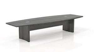 Mayline 12' Boat Conference Table Overall Dimensions: 144"W X 48"D X 291/2"H 1 5/8" Thick Work Surface - Gray Steel