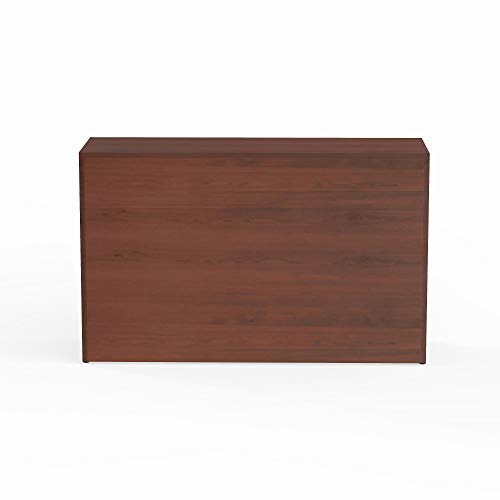Linea Italia ZUC135 Credenza, Cherry/Silver
