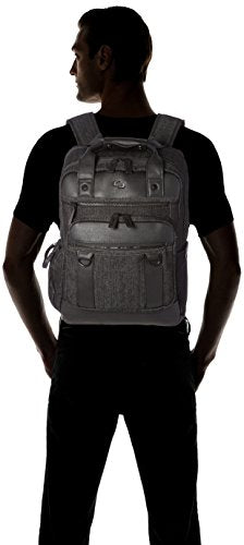 Solo Crosby 15.6 Inch Laptop Backpack with Padded Compartment, Black
