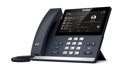 Yealink MP56 IP Phone - Corded/Cordless - Bluetooth, Wi-Fi - Classic Gray, Black