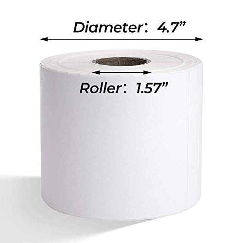 MUNBYN Thermal Label Printer, with Pack of 500 4x6 Roll Labels,High Speed Direct USB Thermal Barcode 4×6 Shipping Label Printer Marker