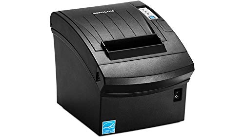 Bixolon SRP-350PLUSIIICOSG Thermal Printer with Power Supply and USB Cable, Serial/USB/Ethernet, Black