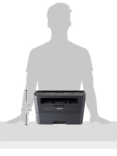 Brother DCPL2520DW Wireless Compact  Multifunction Laser Printer and Copier, Amazon Dash Replenishment Enabled