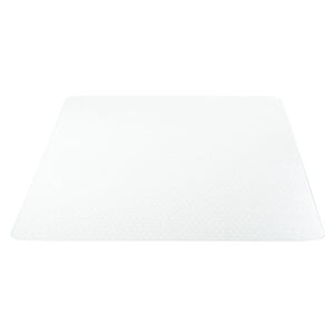 Deflecto Polycarbonate EconoMat, Clear Chair Mat, All Carpet Types Use, Rectangle, Straight Edge, 46" x 60", Clear (CM11442FPCCOM)
