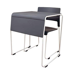 Luxor Lightweight Stackable Student Desk and Chair - 4 Pack