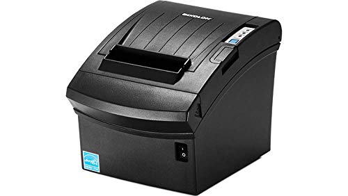 Bixolon SRP-350PLUSIIICOSG Thermal Printer with Power Supply and USB Cable, Serial/USB/Ethernet, Black