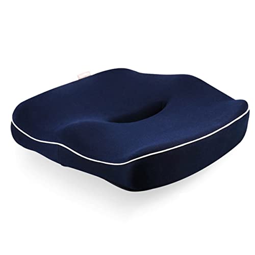 Feilx Memory Foam Coccyx Seat Cushion - Tailbone Pain Relief - Office Chair Car Seat Sciatica Back Pain Relief (Color: C)
