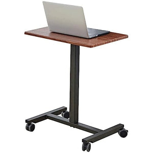 RMENST Height Adjustable Mobile Standing Desk - Ergonomic Home Office Workstation