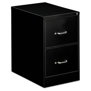 OIF Two Drawer Economy Vertical File Cabinet, 18-1/4-Inch Width by 26-1/2-Inch Depth by 29-Inch Height, Black