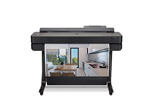 HP DesignJet T650 Large Format Wireless Plotter Printer - 36", with Modern Office Design (5HB10A)