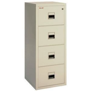 FireKing Fireproof Vertical Signature File 4-Drawer Parchment Manipulation-Proof Comb. Lock 57"H