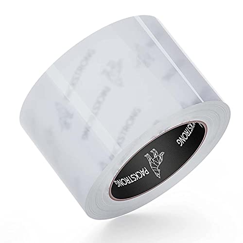 Packstrong Industrial Grade Clear Packing Tape (60 Rolls) - 110 Yards per Roll - 3" Wide x 2.0 mil Thick, Acrylic Adhesive Heavy Duty Tape for Box Office Moving Packaging Shipping