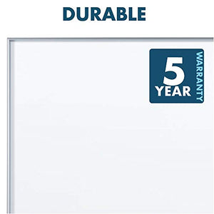 Quartet Whiteboard/Dry Erase Board, Magnetic, 6'x4', Fusion Nano-Clean, Silver Aluminum Frame (NA7248F)
