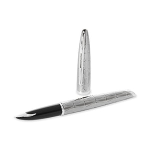 Waterman Carene Contemporary Gunmetal, Fountain Pen with Fine solid gold nib and blue ink (S0909990)