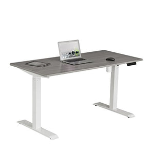 Techni Mobili RTA-3839SU-GRY Automatic Sit to Stand Desk, 59" W x 27.5" D x 48" H, Gray