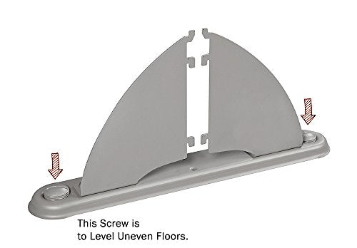 GOF Freestanding Office Partition, Large Fabric Room Divider Panel, 48"W x 60"H