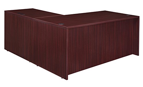 Regency Legacy L-Desk Shell, 66" x 30", Mahogany