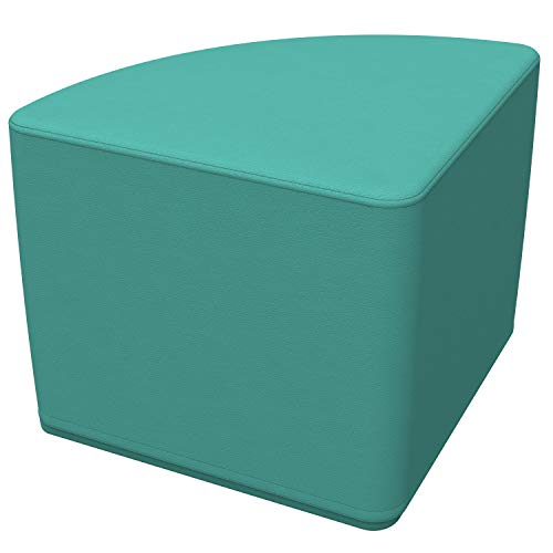 FDP SoftScape Pie Ottoman, Collaborative Flexible Seating for Kids, Teens, Adults; Soft Foam Furniture for in-Home Learning, Classrooms, Offices, Libraries, Junior 16" H (4-Piece) - Contemporary