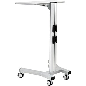 Global Industrial Height Adjustable Laptop Workstation, Aluminum/Steel, Silver