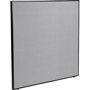 Global Industrial Office Partition Panel, Gray 60-1/4"W x 60" H