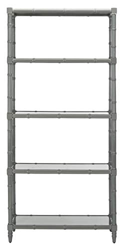Safavieh ETG3500C Home Collection Ebo Modern Coastal 4 Tier Etagere, Grey
