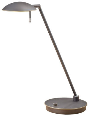 Holtkoetter 6477LED HBOB Bernie Series LED Low-Voltage Table Lamp, 7.5" x 17.25" x 20.5", Hand-Brushed Old Bronze