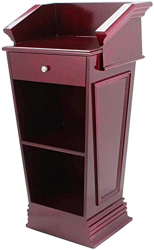 Standing Lectern Podium Solid Wood Conference Reception Desk