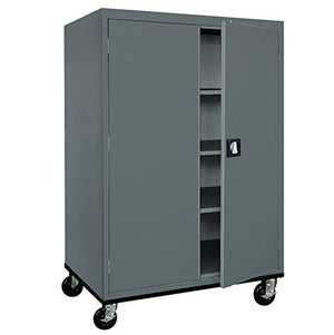 Sandusky Lee TA3R462460-02 Mobile Storage Cabinet, Charcoal