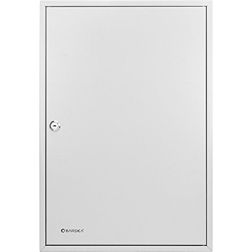 BARSKA CB12956 Key Lock 100 Position Adjustable Key Cabinet Lock Box Grey
