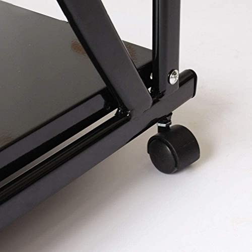 Shelf Library Literature Brochure Display Rack - Black 38x48x135cm
