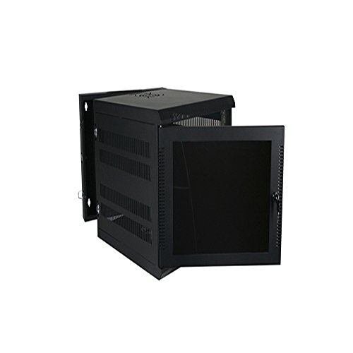 Quest Manufacturing Wall Enclosure, Front/Rear Access, 27"H x 21"W x 24"D, Black (WM3019-14-02)