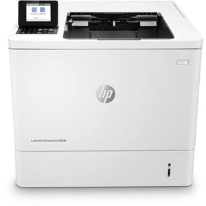 HP Laserjet Enterprise M608dn Monochrome Laser Printer (K0Q18A) with Power Strip Surge Protector & Cleaning Cloth