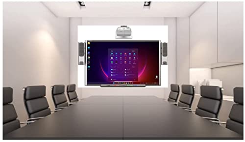 SMART Electronic Interactive Dry Erase Board (7ft x 4ft) with Short Throw Projector & Speakers