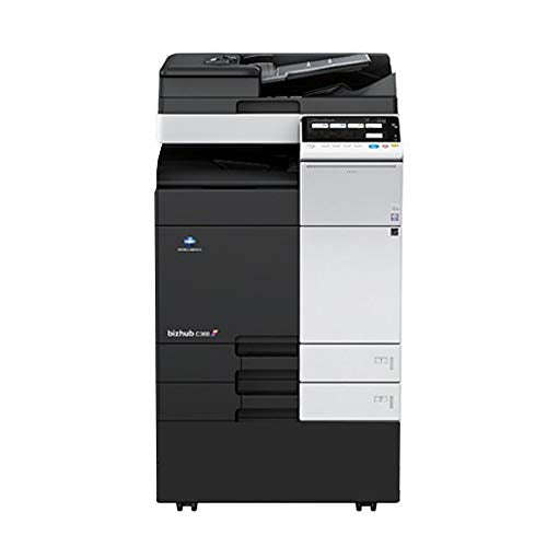 Konica Minolta Bizhub C368 A3 Color Laser Multi-Function Copier - 36ppm, Copy, Print, Scan, 2 Trays, Cabinet (Renewed)
