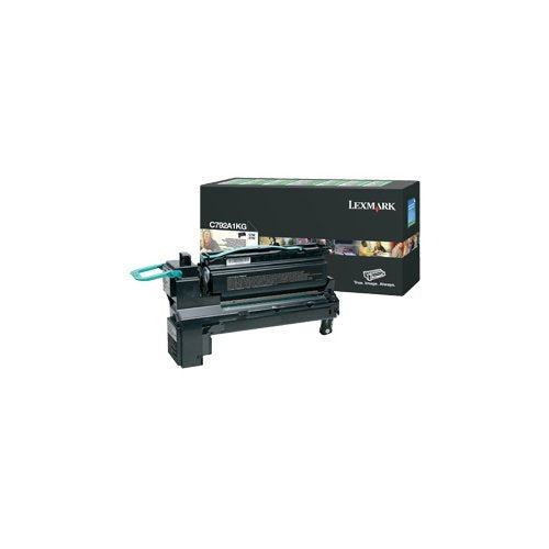 Lexmark C792A1KG Toner Cartridge, Black-in Retail Packaging