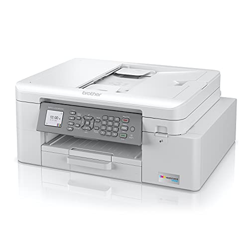 Brother MFC-J4335D INKvestment Tank Wireless Color Inkjet All-in-One Printer - Print Copy Scan Fax- 20 ppm, 4800 x 1200 dpi, 8.5" x 11" Letter, Auto Duplex Printing, 20-sheet ADF, BROAGE Printer Cable
