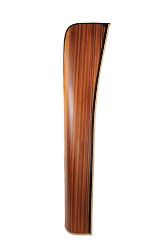 HomeRoots Decor Wooden Canoe Book Shelf 31" x 90" x 20.5