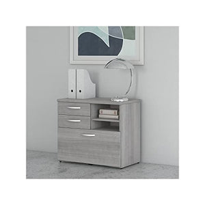 Bush Business Furniture Studio C Office Storage Cabinet, Platinum Gray (SCF130PGSU)