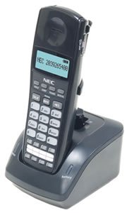 NEC DSX Systems Cordless DECT6.0 Phone with Enhanced LCD Display and AC Adapter