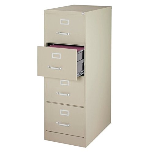 Scranton & Co 4 Drawer Legal File Cabinet in Putty
