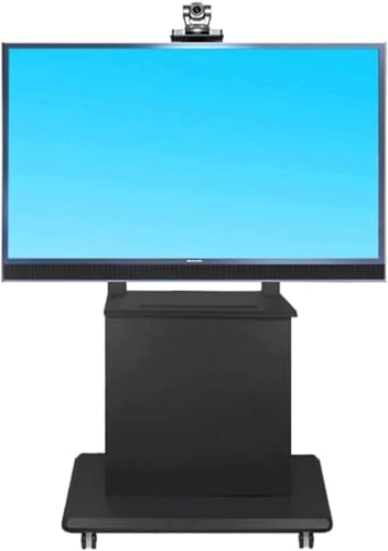 NSIBAN Rolling TV Stand Mobile TV Cart 40-86 Inch Television Stands On Wheels - Load 110 Kg/242Lb