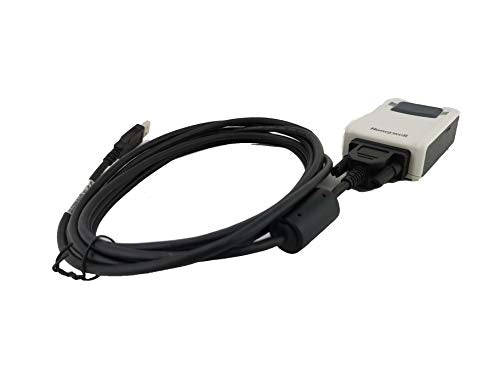 Honeywell Vuquest 3320G Compact Area-Imaging Barcode Scanner (2D, 1D and PDF, Ivory), Includes USB Cable